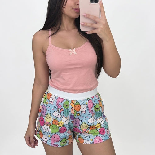 6 PIJAMAs de tira y short