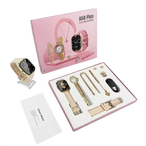 Combo Reloj Dama A58 Plus