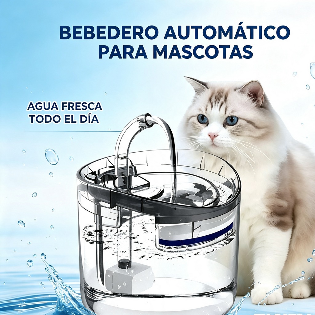 Fuente Bebedero para Mascotas