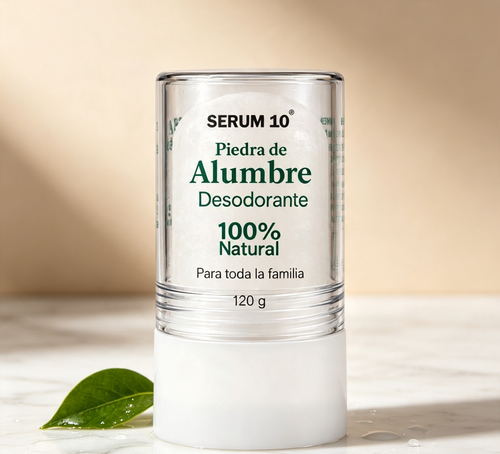 Desodorante Piedra de Alumbre Natural — Protección 24h Sin Químicos